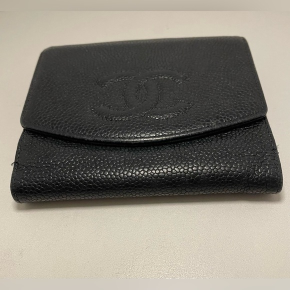 Authentic Chanel, timeless, caviar, compact wallet - Picture 11 of 11